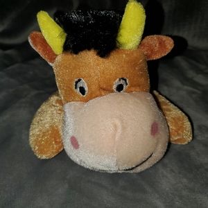 Bones Pictures Stuffed Plush Cow Animal Toy